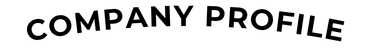 company profile curved title