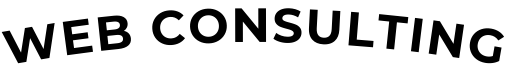 web consulting curved title